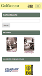 Mobile Screenshot of golfkontor.de